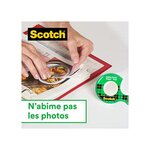 Dévidoir design + 1 rouleau de ruban adhésifs 19 mm x 7,5 m inclus noir scotch