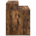 vidaXL Maison pour chat Chêne fumé 42 5 x 40 x 53 5 cm