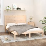 vidaXL Cadre de lit Bois massif 120x200 cm