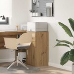 vidaXL Buffet chêne artisanal 38 x 34 5 x 75 cm Bois d'ingénierie