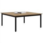 vidaXL Table basse Chêne artisan 100 x 100 x 45 cm Bois d'ingénierie