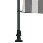 vidaXL Store Roulant Extérieur Anthracite et blanc 100 x 270 cm