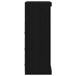 vidaXL Buffet Chêne noir 41 x 37 x 100 cm Bois d'ingénierie