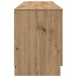 vidaXL Armoire de lit 2 Pièces Chêne artisanal 66 x 35 x 48 cm