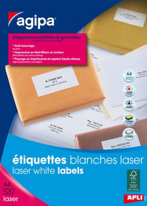 6500 Étiquettes Laser 38X21.2