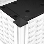 vidaXL Lit surélevé 40x40x23 cm Polypropylène