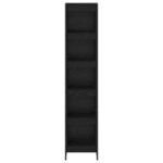 vidaXL Bibliothèque Chêne noir 80 x 30 x 155 cm Bois d'ingénierie