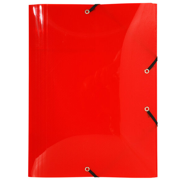 Chemise à élastique 3 rabats Polypropylène 7/10e Crystal Colours  A3 - Couleurs aléatoires EXACOMPTA