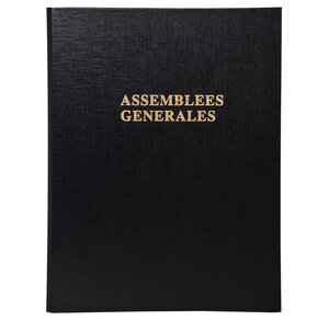 Reliure 4 anneaux Délibérations Assemblées Générales avec recharge 5419E EXACOMPTA