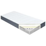 vidaXL Matelas de sommier tapissier fermeté moyenne 200x90x20 cm