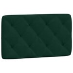 vidaXL Lit avec matelas vert foncé 80x200 cm velours