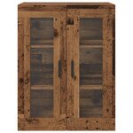 vidaXL Armoires Murailles 2 Pièces Bois ancien 69 5 x 34 x 90 cm