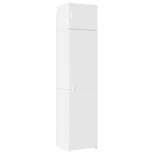 vidaXL Armoire de rangement mince blanc 50x42 5x225 cm