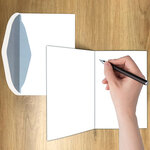 61-5842 Carte Joyeux Noël avec enveloppe blanche 12x17 5cm