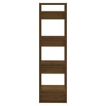 vidaXL Bibliothèque/Cloison Marron miel 41x35x125 cm Bois massif