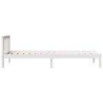 vidaXL Cadre de lit extra long sans matelas 80x210 cm bois massif pin