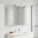 vidaXL Armoire Miroir de Salle de Bain Blanc 100 x 14 5 x 70 cm