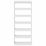 vidaXL Bibliothèque Blanc 80 x 30 x 198 cm Bois d'ingénierie