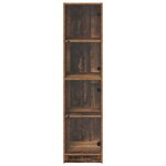 vidaXL Haut Armoire Bois Ancien 35 x 37 x 142 cm Bois d'ingénierie