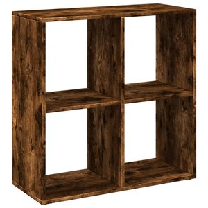 vidaXL Étagère séparatrice de pièce chêne fumé 69 5x29x69 5 cm