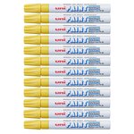 Marqueur Pointe conique moyenne PAINT Marker PX20 2 2 - 2 8mm Jaune x 12 UNI-BALL