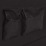 Vidaxl housse de siège auto pour animaux 148 x 142 cm noir