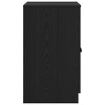 vidaXL Armoire de salle de bain Noir 54 x 41 x 70 cm Bois d'ingénierie