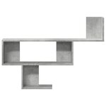 vidaXL Étagère murale gris béton 100x15x70 cm bois d'ingénierie