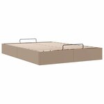 vidaXL Cadre de lit ottoman sans matelas cappuccino 140x200 cm
