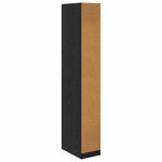 vidaXL Armoire Chêne noir 50 x 30 x 200 cm Bois d'ingénierie