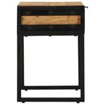 vidaXL Cabinet de chevet Marron 40 x 35 x 50 cm Bois d'acacia massif