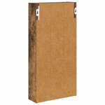 vidaXL Armoire murale de salle de bain Chêne Fumé 30 x 10 x 60 5 cm