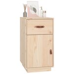 vidaXL Armoire de bureau 40x50x75 cm Bois massif de pin