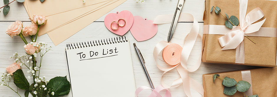 Comment organiser un mariage : la check-list