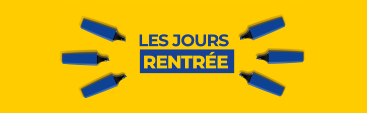 Découvrez toutes nos offres pour la rentrée