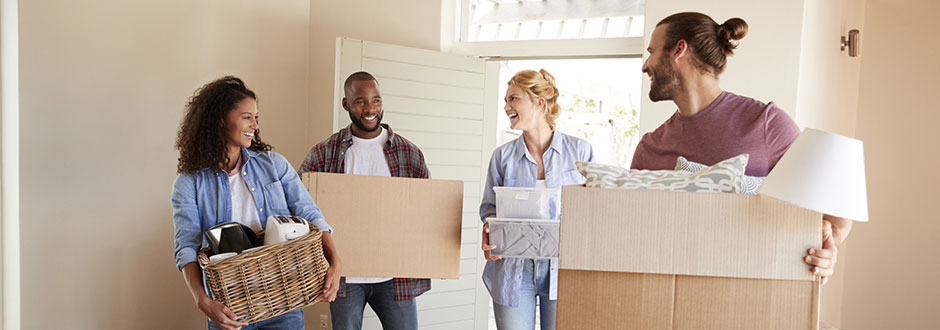 déménagement étudiant entre amis