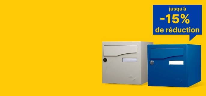 Découvrez les promotions sur les boîtes aux lettres