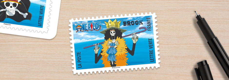 Brook de One Piece avec un timbre inédit