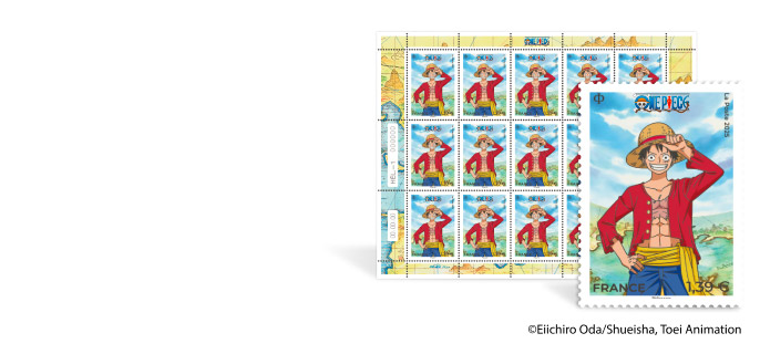 One Piece et La Poste vous présente la collection exclusive de timbres et de pièces