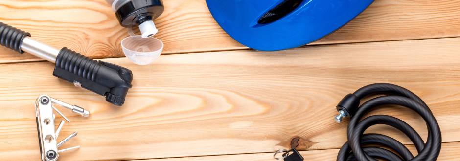 Accessoires pour vélo (casque, antivol, sacoche...)