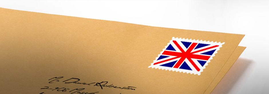 Comment envoyer du courrier en Angleterre ?