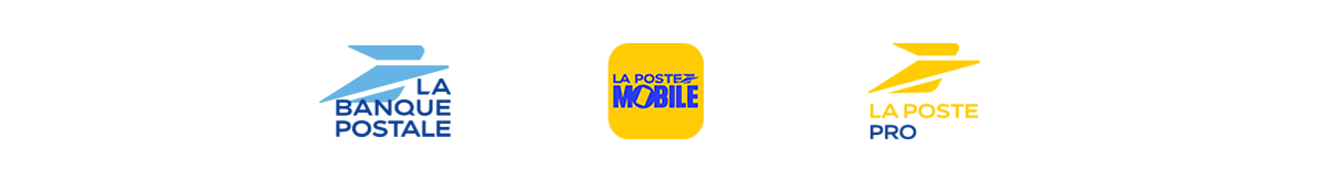 frise logos partenaire la poste