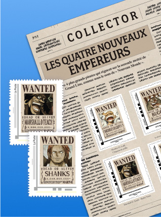 Timbres collectors one piece