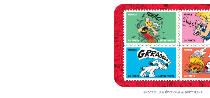 Découvrez le nouveau de carnets de 12 timbres mettant en avant nos irréductibles Gaulois.