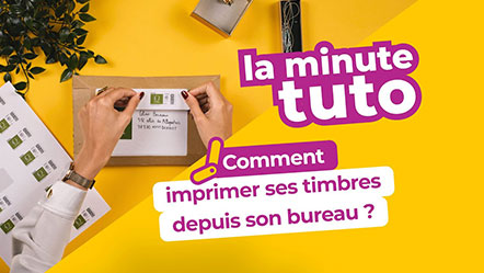 Vidéo : Comment imprimer des timbres depuis votre bureau