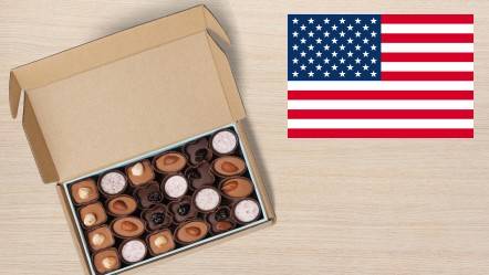 Comment envoyer du chocolat aux États-Unis ?