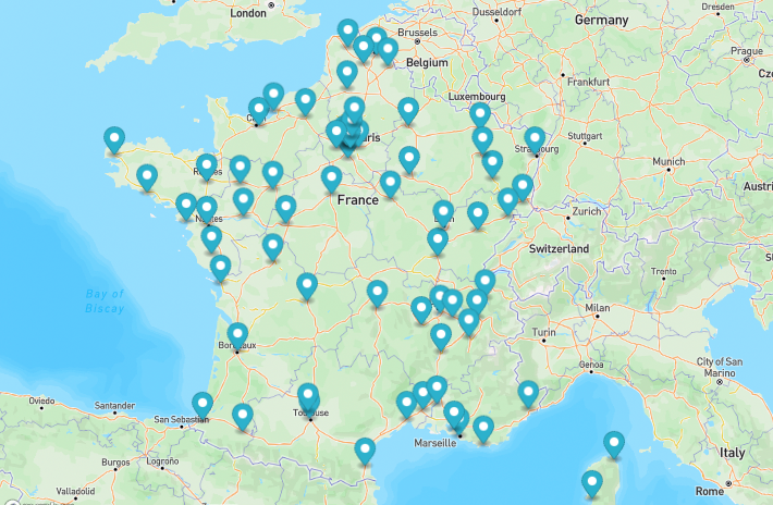 Carte des agences Log'issimo