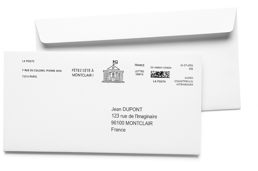 Enveloppe Flamme pub