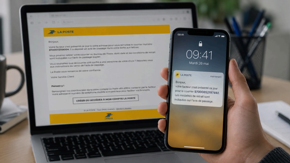 Visuel ordinateur et téléphone 