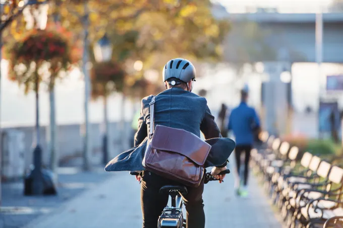 Vélo allant au travail
